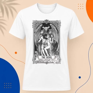 Pánské tričko - The Devil - Ďábel - Tarot - Velká Arkána
